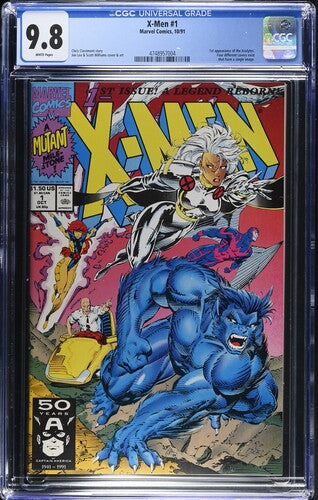CGC UNIVERSAL GRADE 9.8 X-MEN Vol 2 #1 CVR A