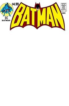 BATMAN #227 FACSIMILE EDITION CVR B BLANK CARD STOCK VAR