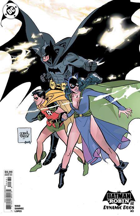 BATMAN & ROBIN YEAR ONE DYNAMIC DUOS #3 CVR C GORAN PARLOV CARD STOCK VAR (OF 12)