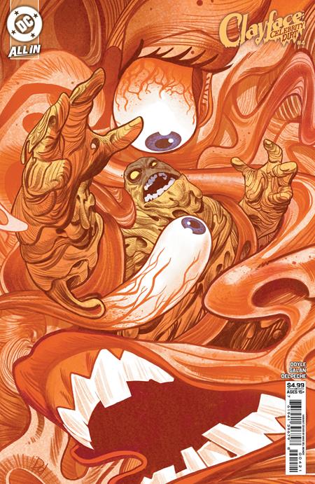 CLAYFACE CELEBRITY DIRT #4 CVR B MIKE DEL MUNDO CARD STOCK VAR (OF 6)