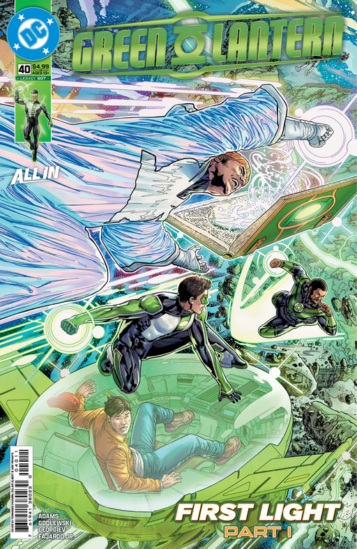 GREEN LANTERN #40 CVR A FERNANDO PASARIN & OCLAIR ALBERT CONNECTING GREEN LANTERN FIRST LIGHT