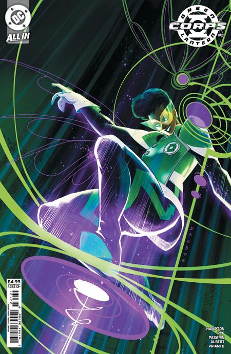 GREEN LANTERN CORPS #21 CVR C KAREN DARBOE CARD STOCK VAR