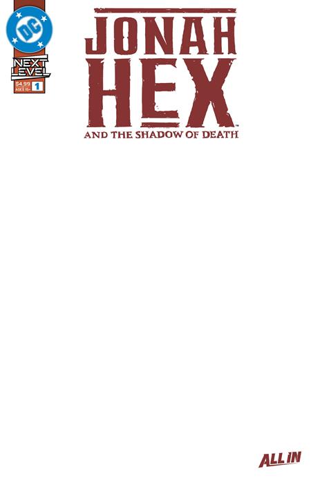 JONAH HEX AND THE SHADOW OF DEATH #1 CVR E BLANK CARD STOCK VAR (OF 6)