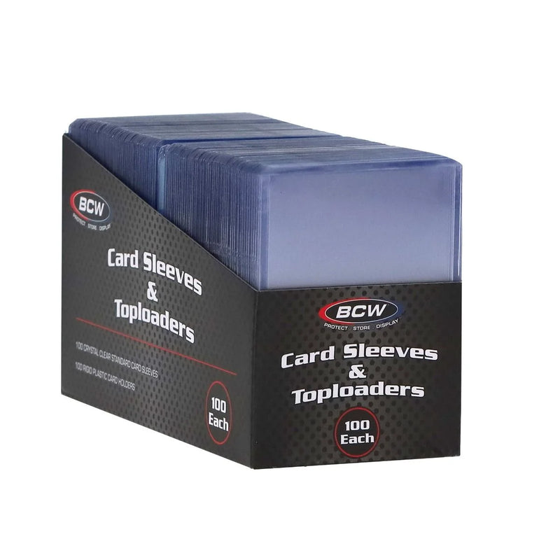 BCW Card Sleeve and Toploader Combo Pack 100 Ct