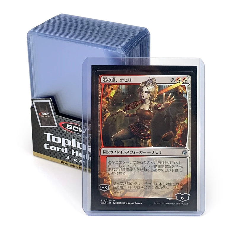 3x4 Premium Topload Card Holder 25CT