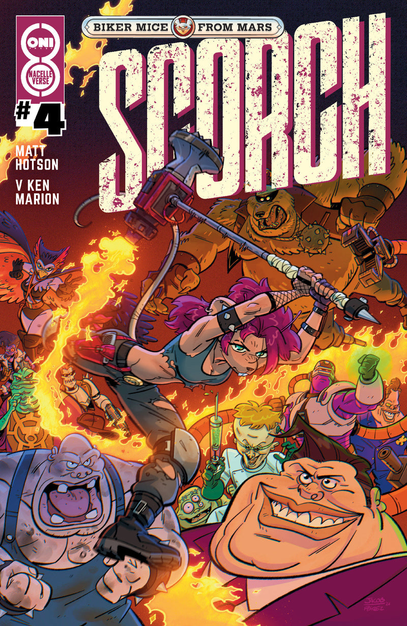 BIKER MICE FROM MARS SCORCH #4 COVER B JACOB PEREZ VAR CVR B