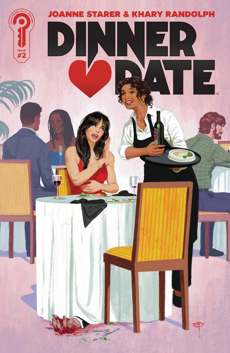 DINNER DATE #2 COVER B DAVID TALASKI CVR B