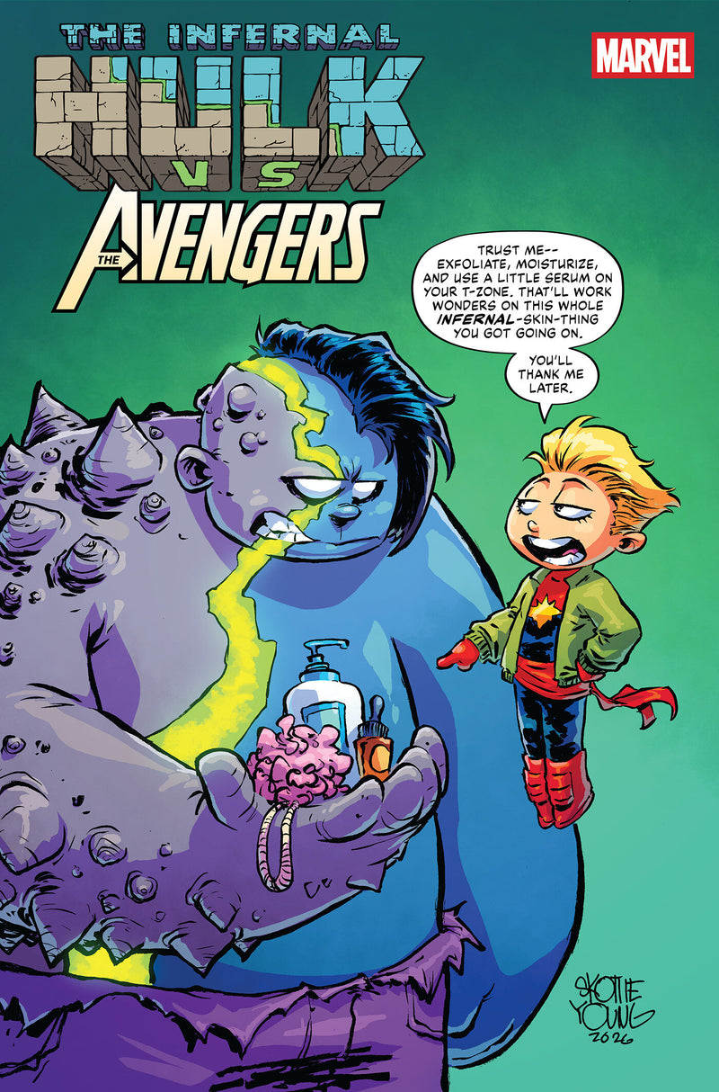 INFERNAL HULK VS AVENGERS #1 COVER B SKOTTIE YOUNG VAR CVR B