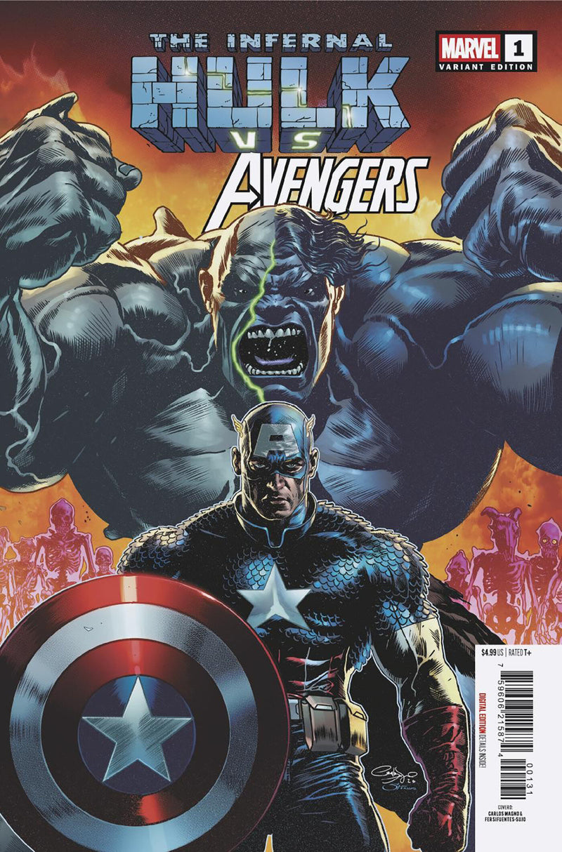 INFERNAL HULK VS AVENGERS #1 COVER C CARLOS MAGNO VAR CVR C