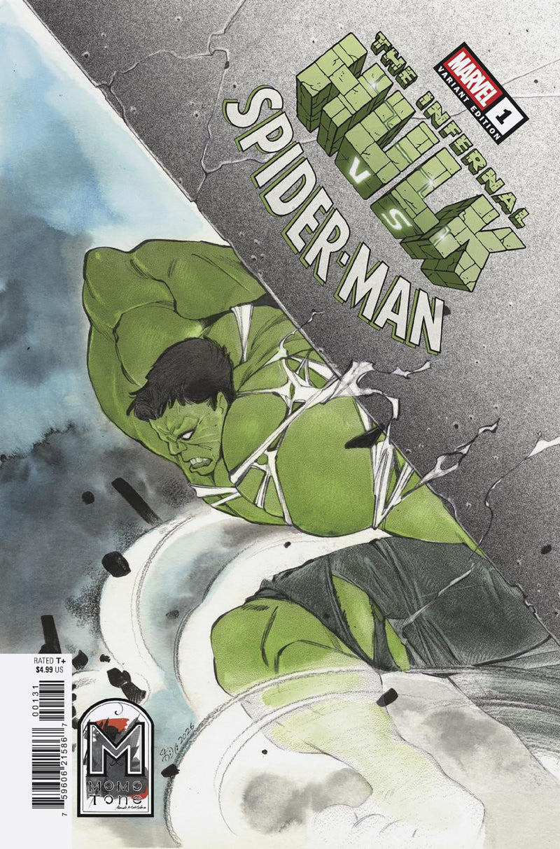 INFERNAL HULK VS SPIDER-MAN #1 PEACH MOMOKO MOMO-TONE VAR CVR C