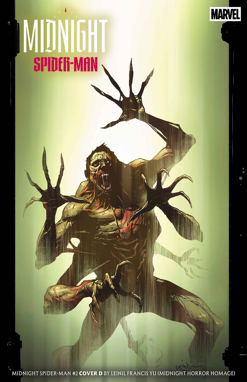 MIDNIGHT SPIDER-MAN #2 COVER D LEINIL YU MIDNIGHT HORROR HOMAGE VAR CVR D