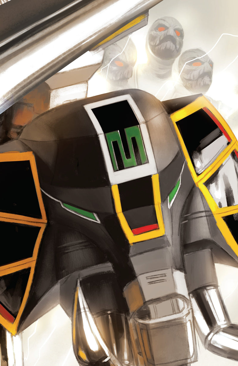 MIGHTY MORPHIN POWER RANGERS 2026 #6 C MEGAZORD CARD STOCK CONNECTING VAR FULL ART MERCADO CVR C