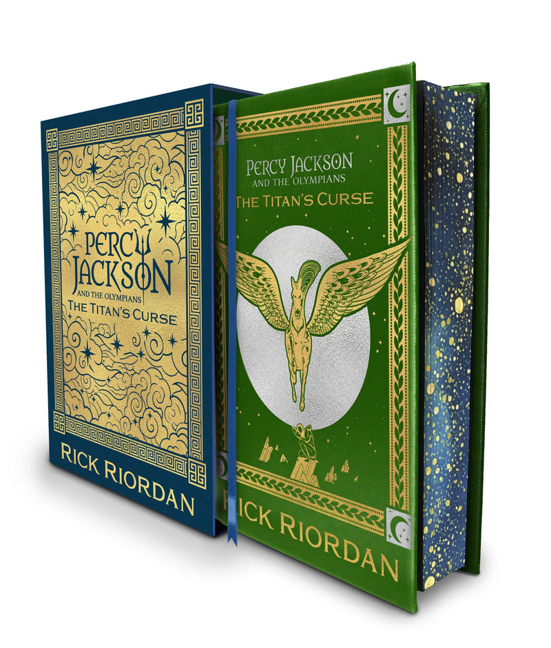 PERCY JACKSON AND THE OLYMPIANS THE TITANS CURSE DELUXE COLLECTORS EDITION HC