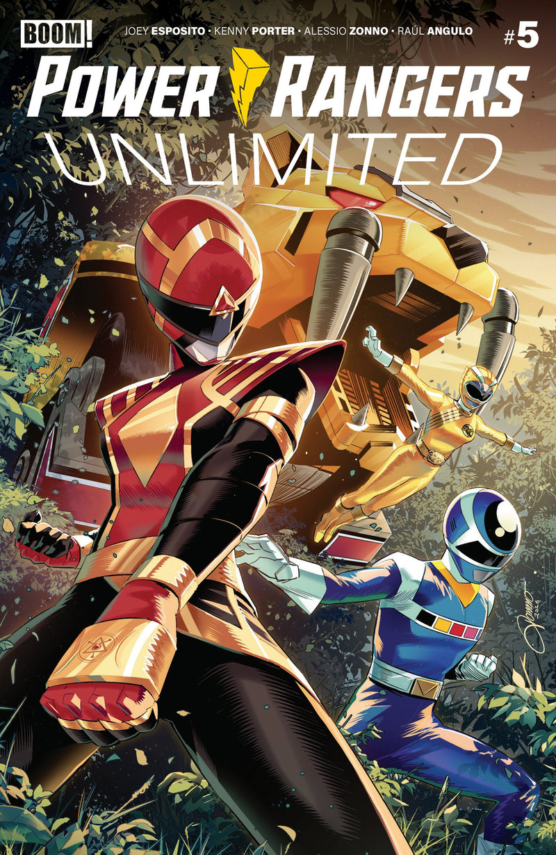 POWER RANGERS UNLIMITED #5 A MAIN DRESSED ZONNO CVR A