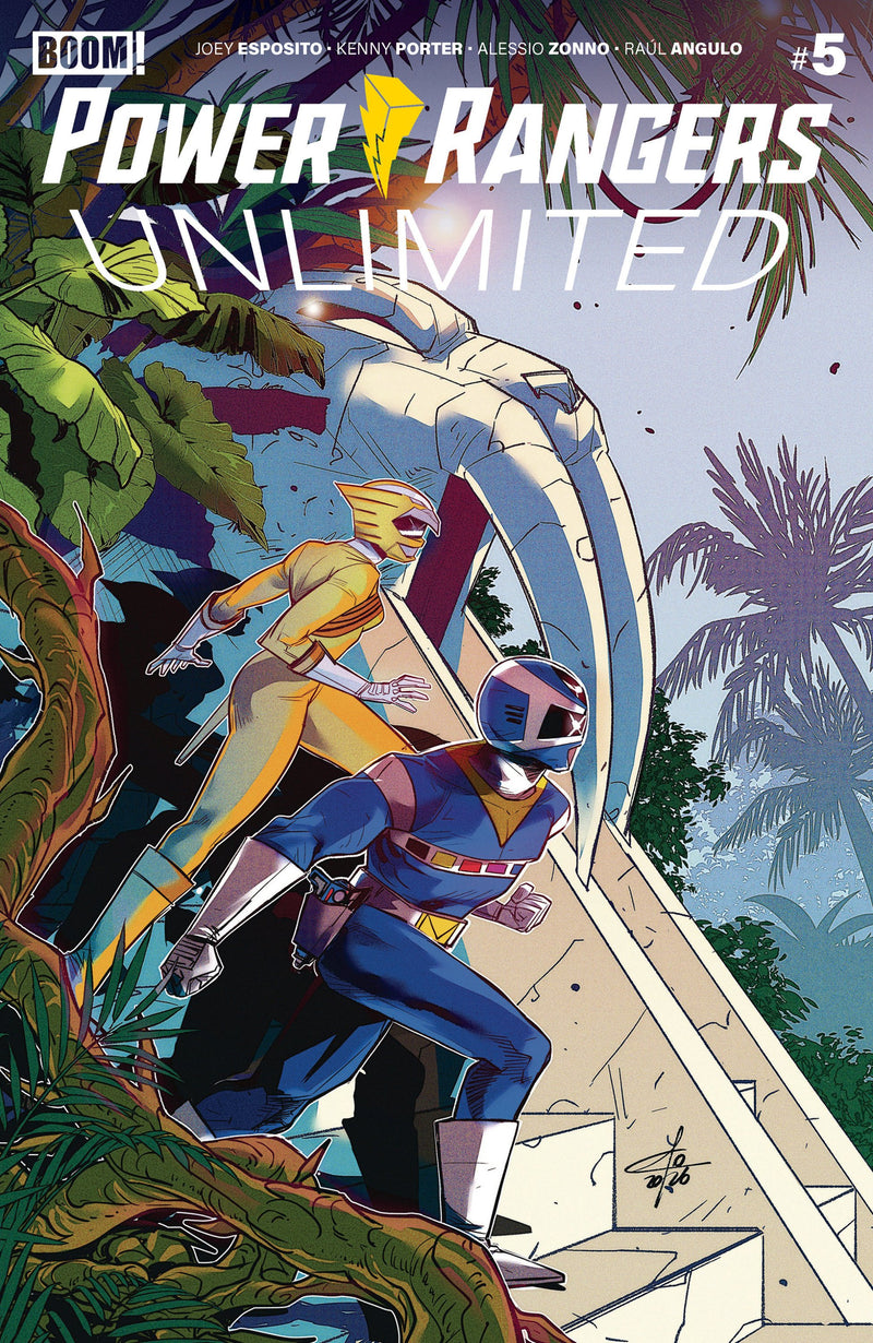 POWER RANGERS UNLIMITED #5 B VAR DRESSED CARLINI CVR B