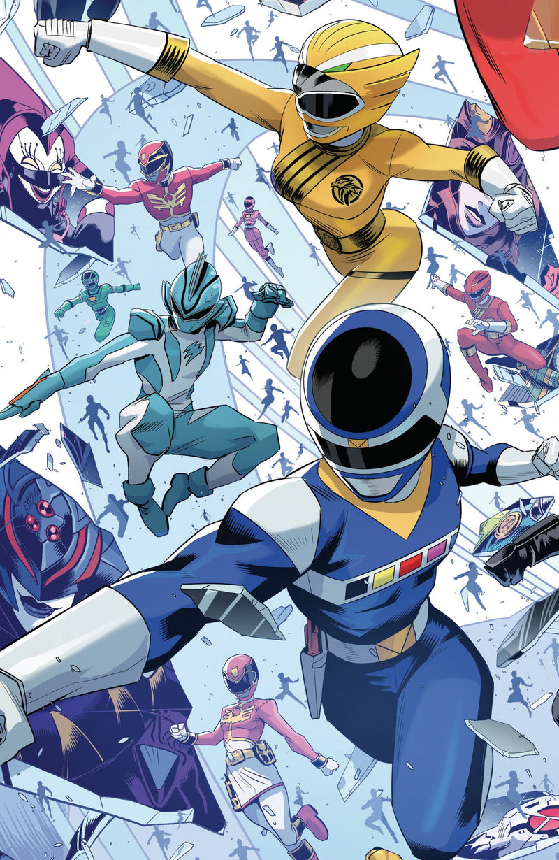 POWER RANGERS UNLIMITED #5 C EVERY RANGER EVER CARD STOCK CONNECTING VAR FULL ART ZONNO CVR C