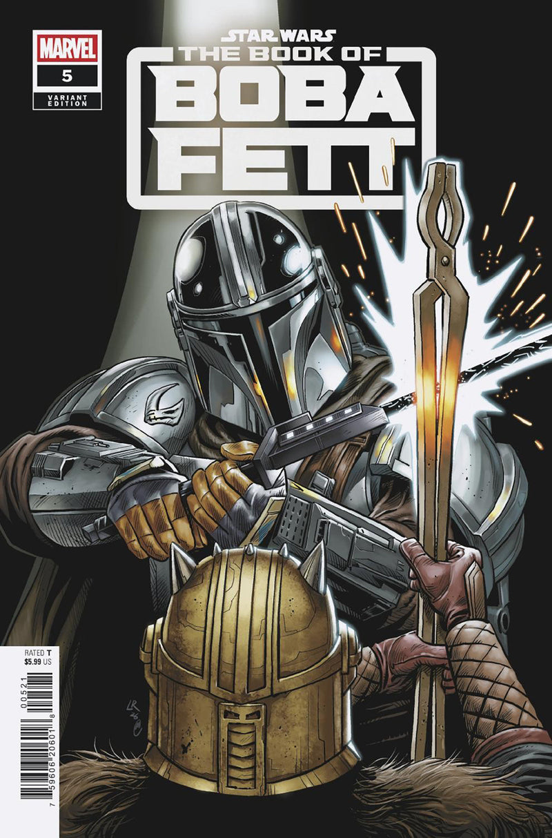 STAR WARS THE BOOK OF BOBA FETT #5 LUKE ROSS VAR CVR B