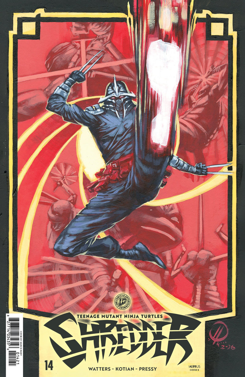 TEENAGE MUTANT NINJA TURTLES SHREDDER #14 VAR B RUDY CVR B
