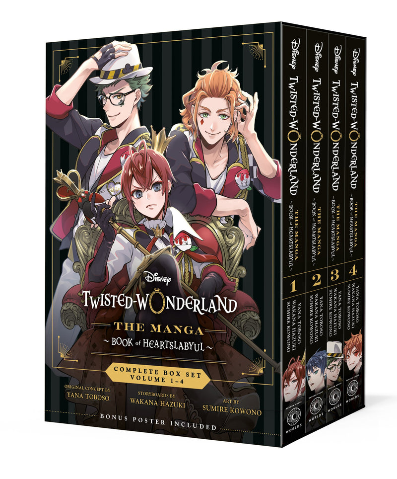 TWISTED-WONDERLAND BOOK OF HEARTSLABYUL THE MANGA BOXED SET