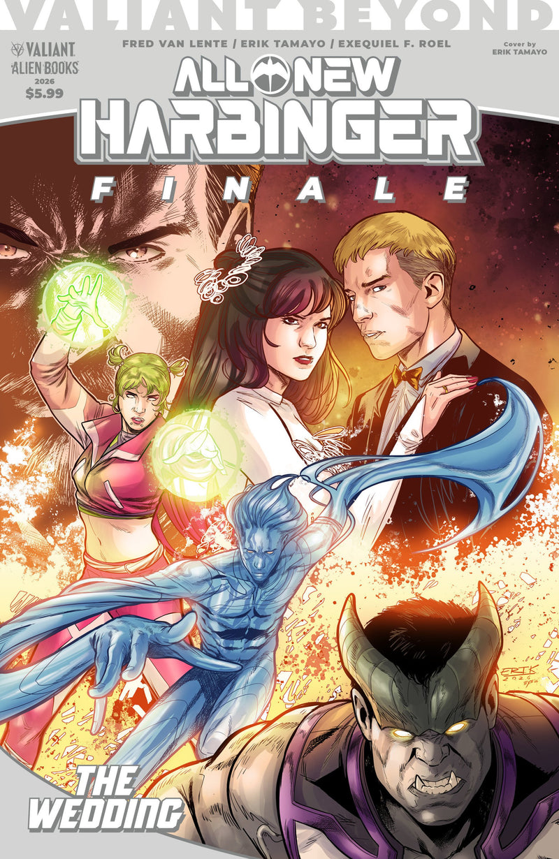 VALIANT BEYOND ALL-NEW HARBINGER FINALE--THE WEDDING COVER A TAMAYO CVR A