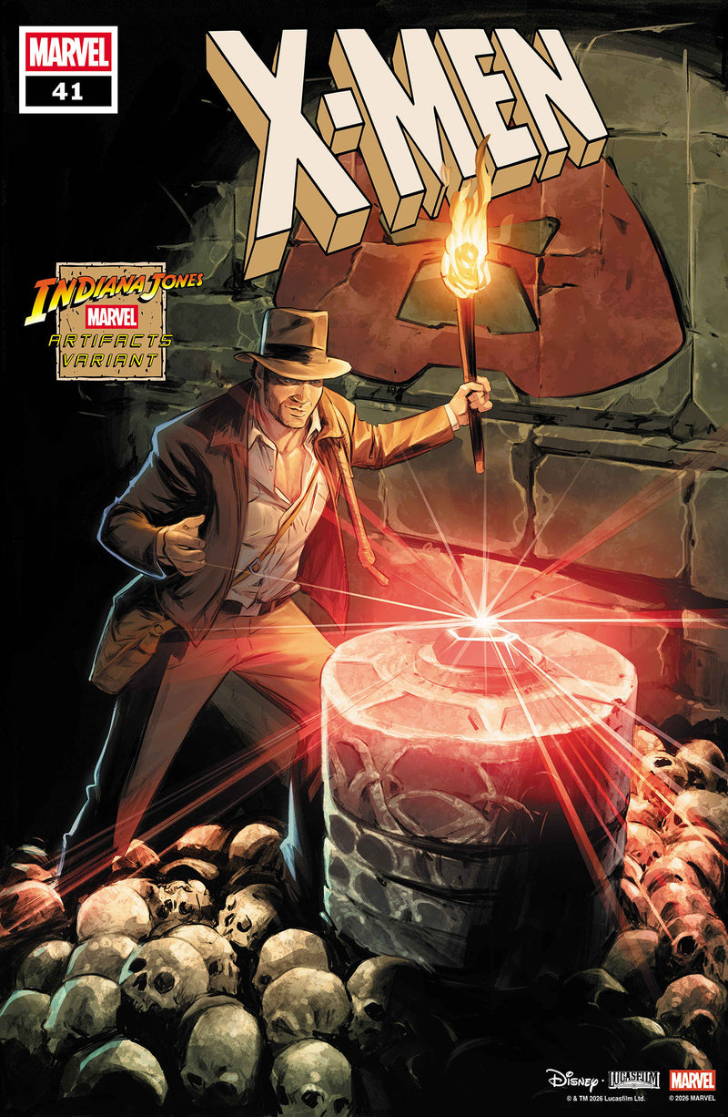 X-MEN #41 CARMEN CARNERO INDIANA JONES MARVEL ARTIFACT VAR DNX CVR C