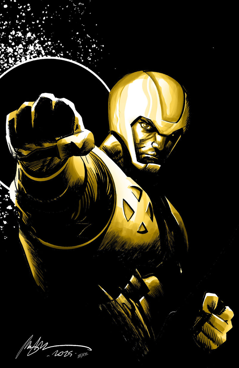X-O MANOWAR BLACK WHITE AND GOLD #2 VAR C ALBUQUERQUE FULL ART CVR C