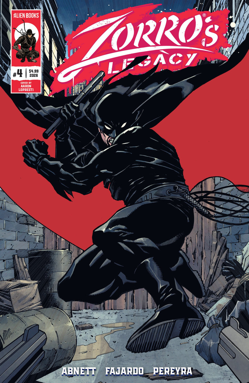 ZORROS LEGACY #4 COVER A LOPRESTI CVR A