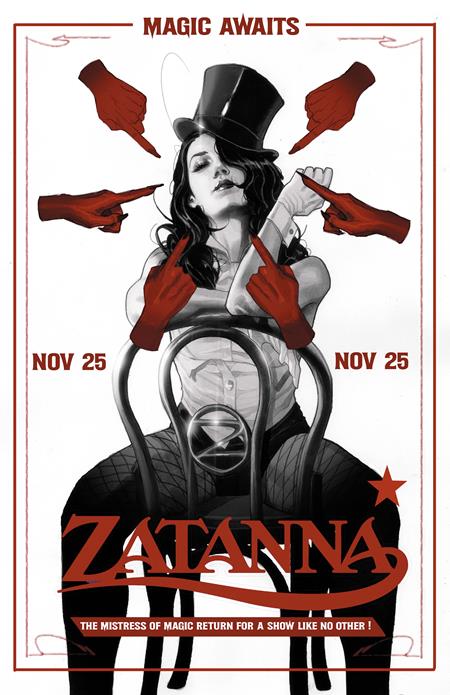 ZATANNA 2026 #8 CVR B JOSHUA SWAY SWABY CARD STOCK VAR