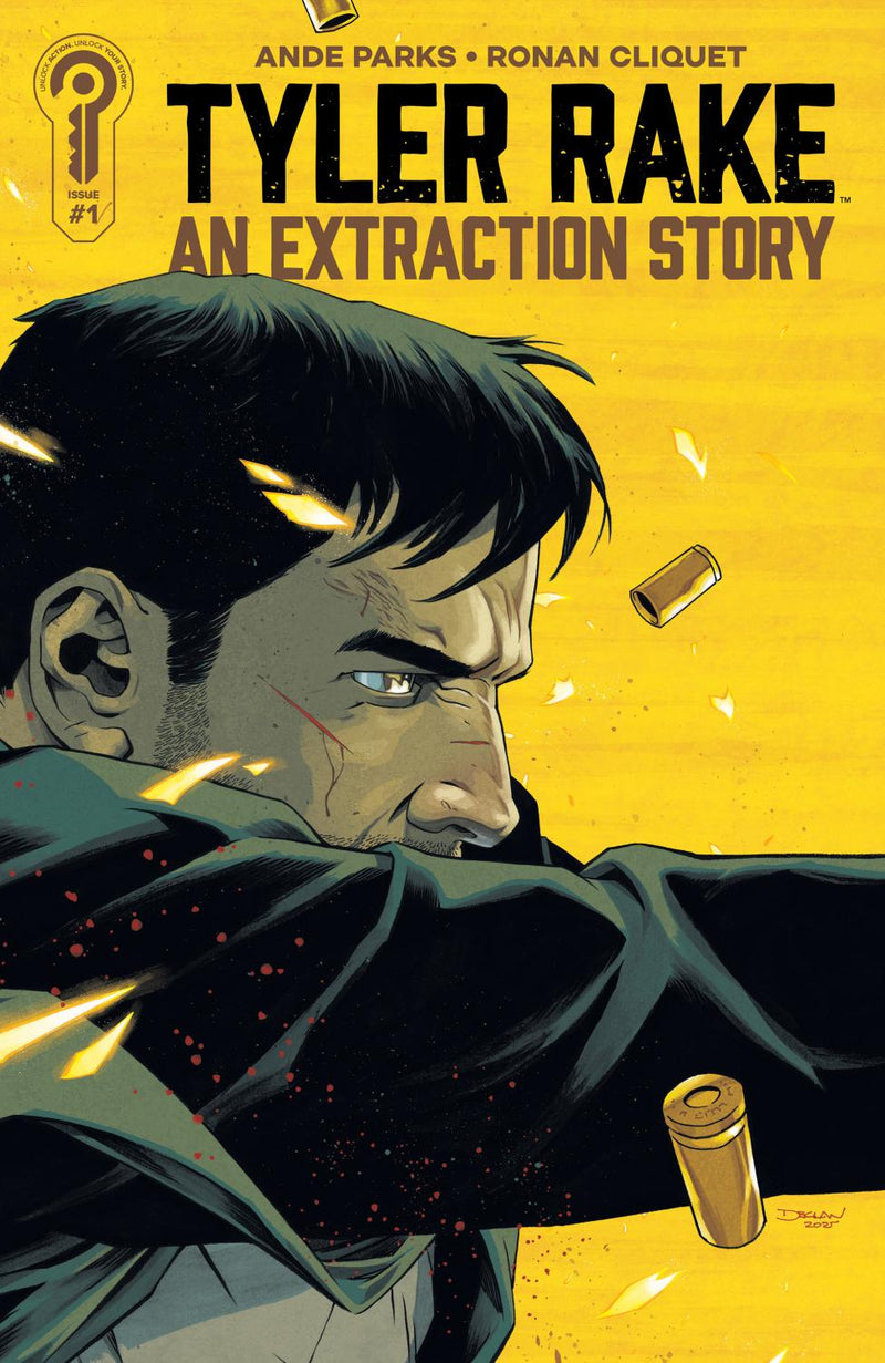 TYLER RAKE AN EXTRACTION STORY #1 COVER A + ASHCAN SIGNED BY ANDE PARKS