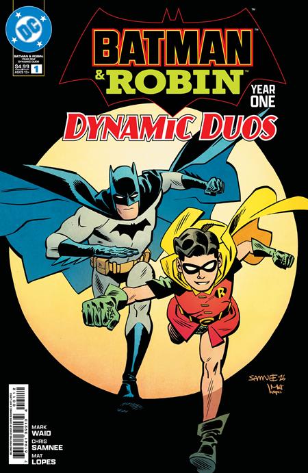 BATMAN AND ROBIN YEAR ONE DYNAMIC DUOS #1 SECOND PRINTING CVR A CHRIS SAMNEE OF 12