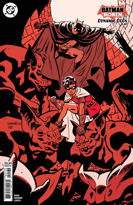 BATMAN AND ROBIN YEAR ONE DYNAMIC DUOS #1 SECOND PRINTING CVR B CHRIS SAMNEE CARD STOCK VAR OF 12