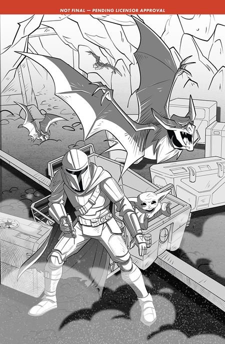 STAR WARS THE MANDALORIAN AND GROGU NIGHTMARE ON NEVARRO ONE SHOT CVR D ARIANNA FLOREAN VAR
