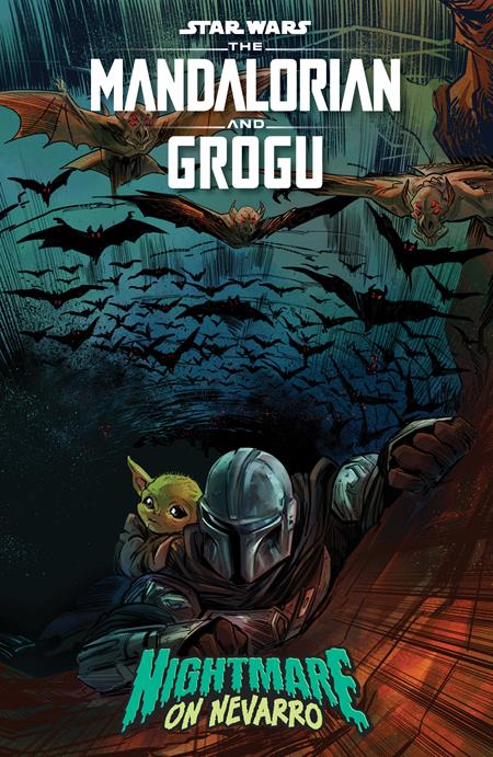 STAR WARS THE MANDALORIAN AND GROGU NIGHTMARE ON NEVARRO ONE SHOT CVR G SOO LEE METAL VAR