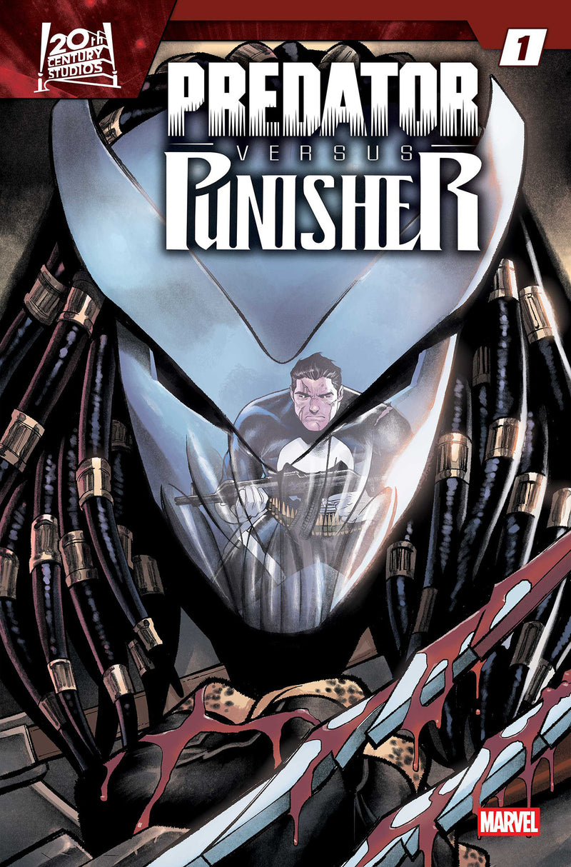 PREDATOR VS PUNISHER #1 COVER F MARTIN COCCOLO FOIL VAR CVR E