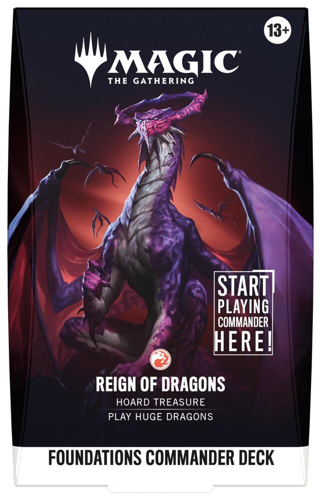 MTG: Foundations Starter Commander Deck - Reign of Dragons