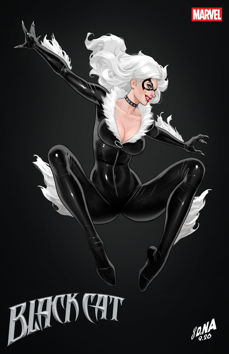 BLACK CAT #17 DAVID NAKAYAMA COLOR BLOCK BLACK VAR CVR B