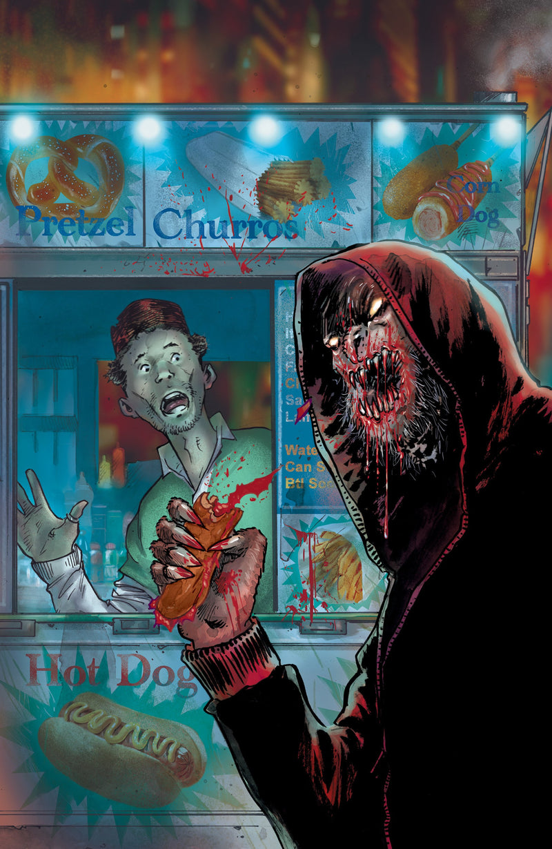STUFF OF NIGHTMARES THE HOODIE #1 E GLOW IN THE DARK VAR FULL ART GLOW IN THE DARK MUTTI CVR E