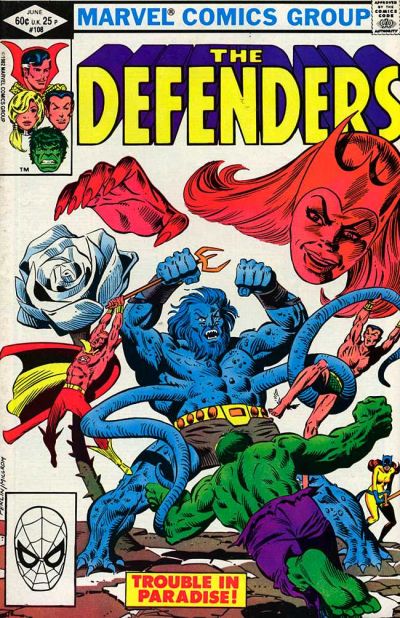 The Defenders 1972 #108 Direct ed. - back issue - $10.00