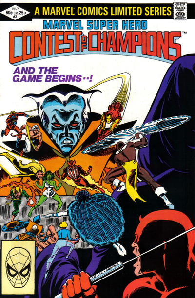 Marvel Super Hero Contest of Champions 1982 #2 Direct ed. - back issue - $3.00