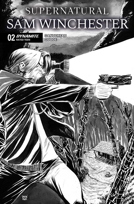SUPERNATURAL SAM WINCHESTER #2 CVR K F DREW MOSS LINE ART VAR
