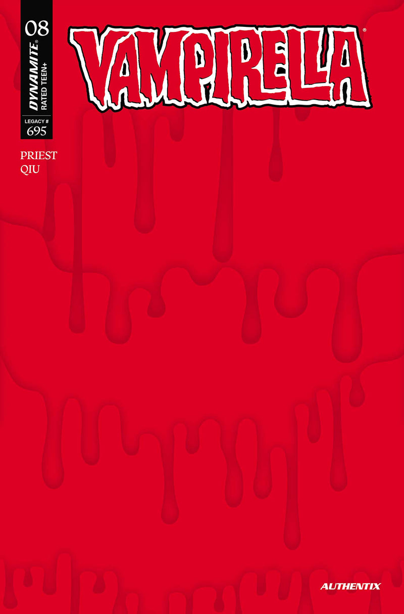 VAMPIRELLA 2026 #8 CVR N BLOOD BLANK AUTHENTIX VAR