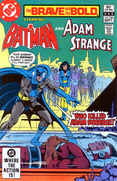 The Brave and the Bold 1955 #190 Direct ed. - back issue