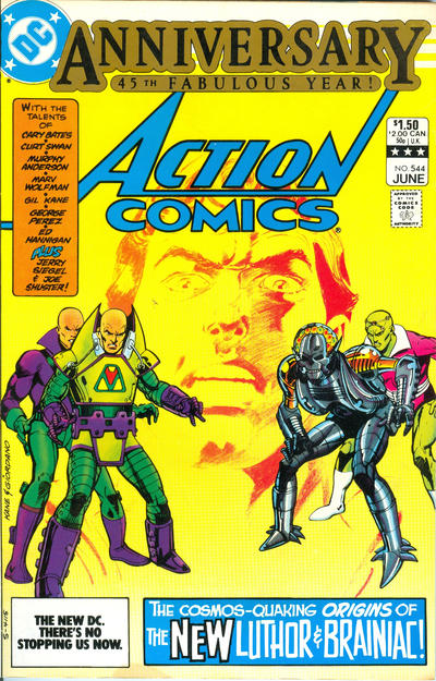 Action Comics 1938 #544 Direct ed. - back issue - $15.00