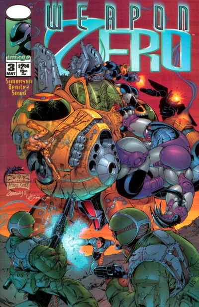 Weapon Zero 1996 #3 - back issue - $5.00