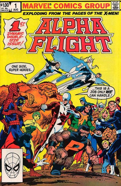 Alpha Flight 1983 #1 Direct ed. - back issue - $15.00