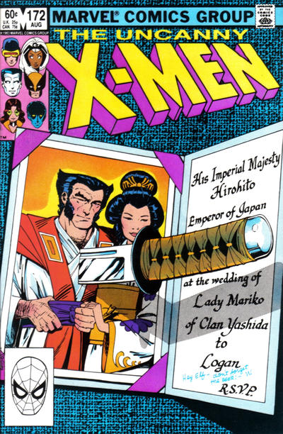 The Uncanny X-Men 1981 #172 Direct ed. - back issue