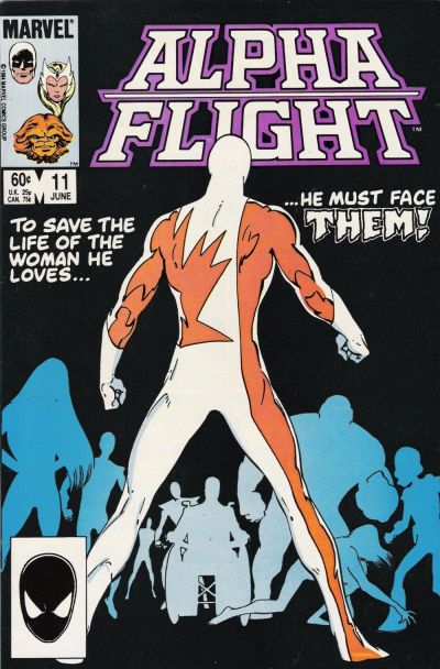 Alpha Flight 1983 #11 Direct ed. - back issue - $3.00