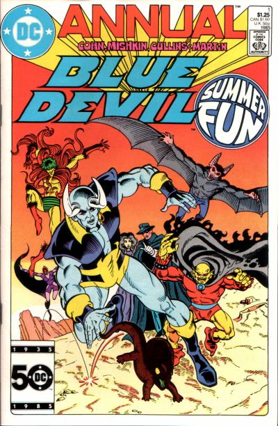 Blue Devil Annual 1985 #1 Direct ed. - back issue