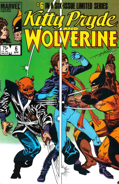 Kitty Pryde and Wolverine 1984 #6 Direct ed. - back issue