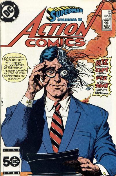 Action Comics 1938 #571 Direct ed. - back issue - $4.00